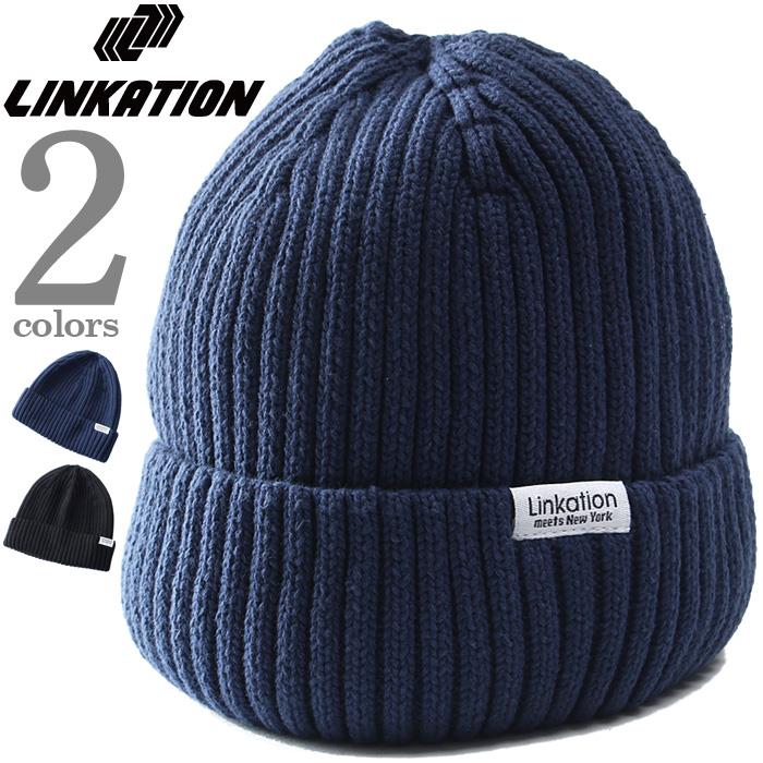 大きいサイズ メンズ LINKATION リンケーション ニットワッチ ニットキャップ 帽子 lkh-230601