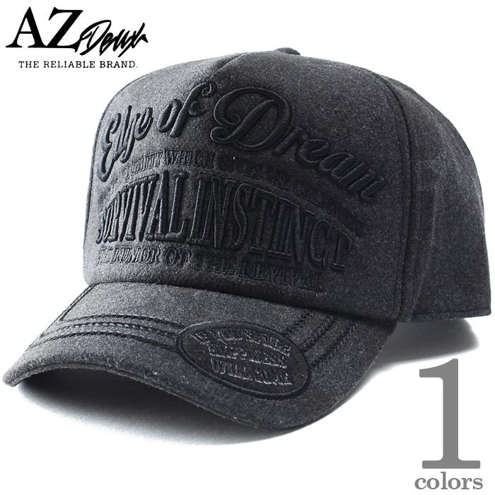 大きいサイズ メンズ AZ DEUX カモフラ メルトン 刺繍 キャップ 帽子 3681-730z