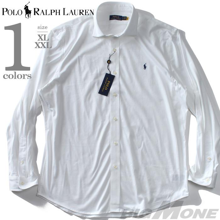 【AS1006】大きいサイズ メンズ POLO RALPH LAUREN ポロ ラルフローレン 長袖 ワイドカラー シャツ USA直輸入 710899386