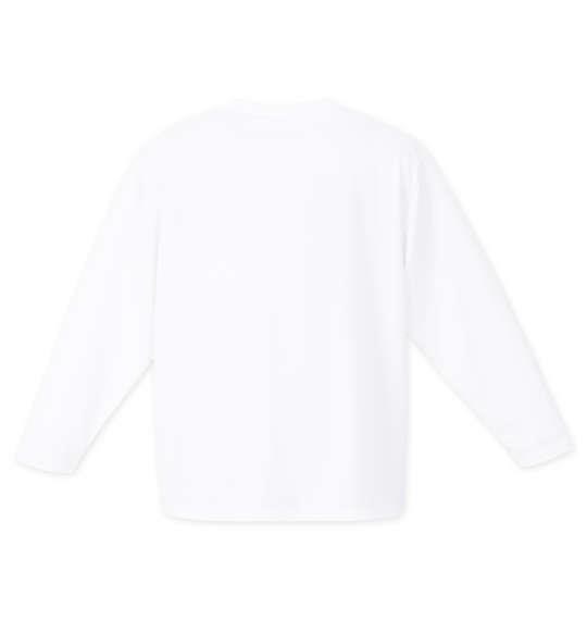 大きいサイズ メンズ Re:luxi ビッグロゴ 長袖 Tシャツ ホワイト 1278-3640-1 3L 4L 5L 6L