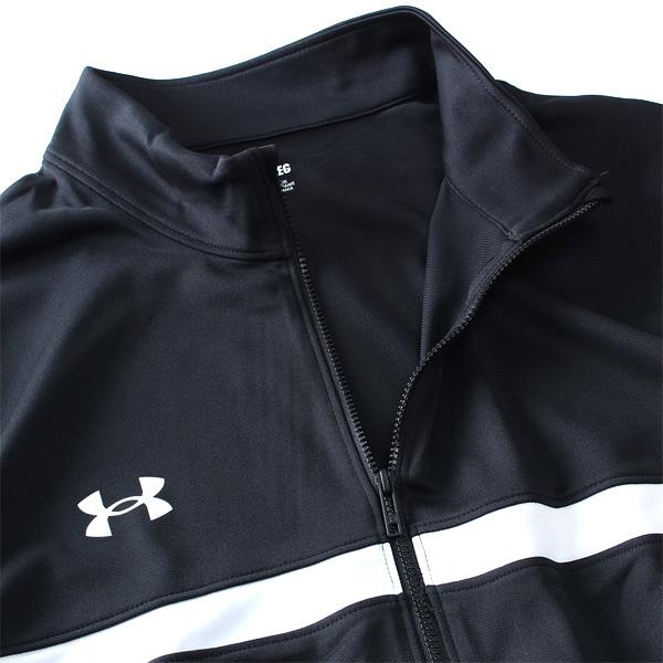 大きいサイズ メンズ UNDER ARMOUR アンダーアーマー ウォームアップ フルジップ 長袖 Tシャツ Knit Warm Up Team Full-Zip USA直輸入 1376884-001