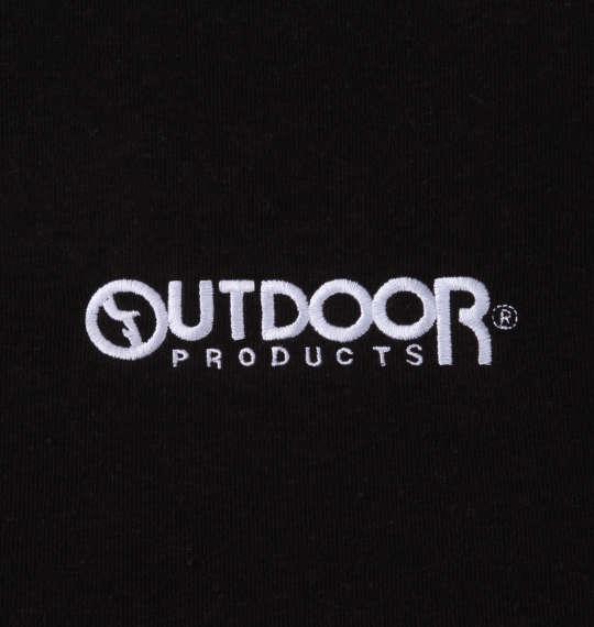 大きいサイズ メンズ OUTDOOR PRODUCTS 裏起毛 クルー トレーナー ブラック 1258-3310-2 3L 4L 5L 6L 7L 8L