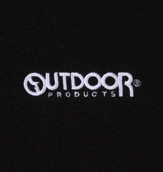 大きいサイズ メンズ OUTDOOR PRODUCTS 裏起毛 ハーフジップ トレーナー ブラック 1258-3311-2 3L 4L 5L 6L 7L 8L