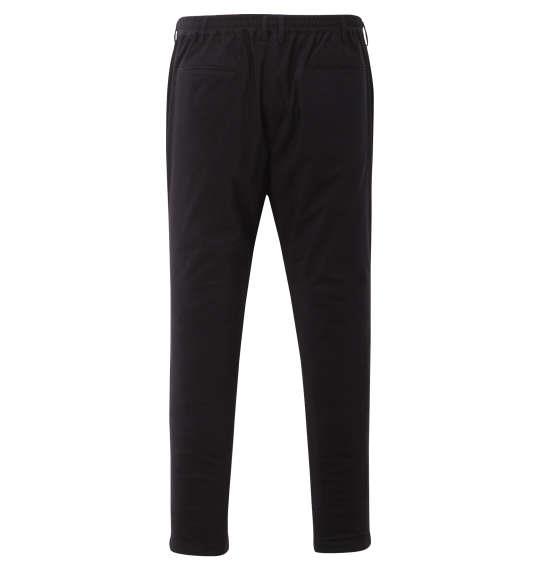 大きいサイズ メンズ TETE HOMME フィルサーモトリコット シャーリング ドロー パンツ ブラック 1274-3385-2 3L 4L 5L 6L
