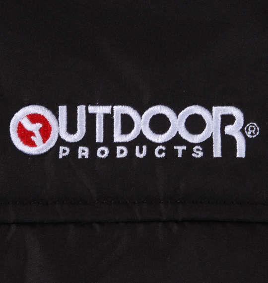 【max8】大きいサイズ メンズ OUTDOOR PRODUCTS 240Tフルダルタフタ 中綿 キルト ジャケット ブラック 1253-3323-2 3L 4L 5L 6L 7L 8L