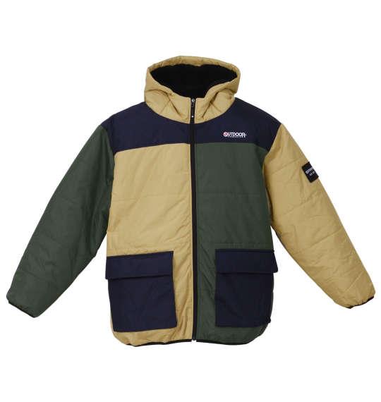 【max8】大きいサイズ メンズ OUTDOOR PRODUCTS 240Tフルダルタフタ 中綿 キルト ジャケット マルチ 1253-3323-3 3L 4L 5L 6L 7L 8L