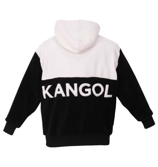 【max8】大きいサイズ メンズ KANGOL シルキー フリース ジャケット オフホワイト 1278-3652-1 3L 4L 5L 6L 8L