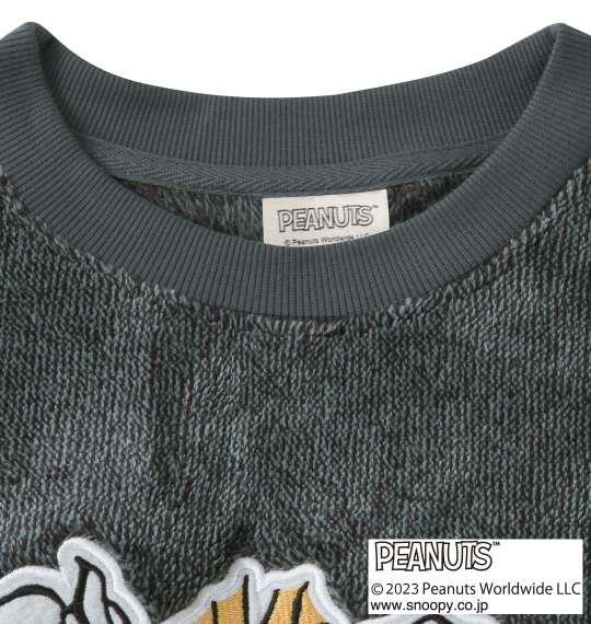 【max8】大きいサイズ メンズ PEANUTS SNOOPY カチオン ふわもこ スウェット セット ネイビー 1279-3320-1 3L 4L 5L 6L 8L