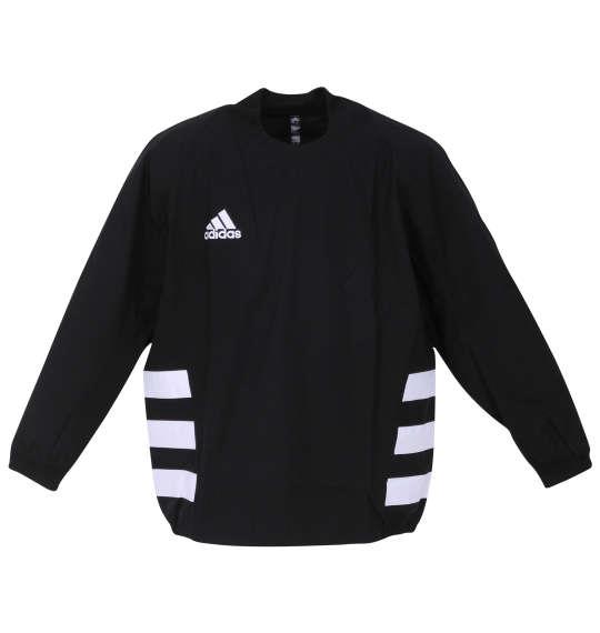 大きいサイズ メンズ adidas M RUGBY ウインドピステトップ ブラック 1278-3308-1 4XL 5XL 6XL