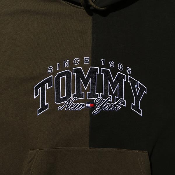 大きいサイズ メンズ TOMMY JEANS トミージーンズ ロゴプリント プルオーバー パーカー USA直輸入 dm0dm17802