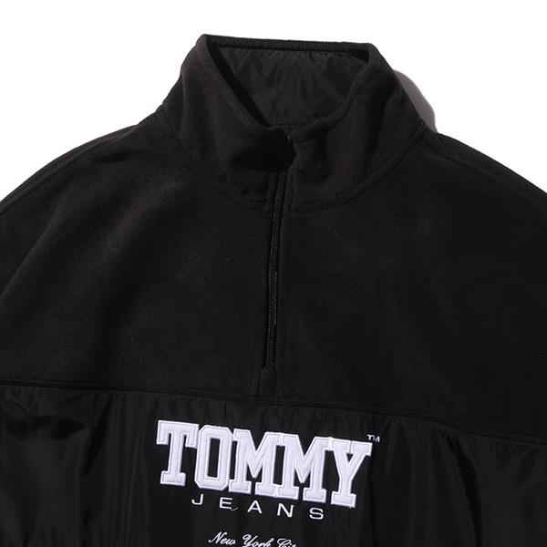 大きいサイズ メンズ TOMMY JEANS トミージーンズ ハーフジップ トレーナー USA直輸入 dm0dm17803