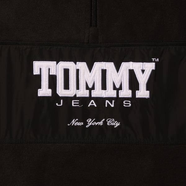 大きいサイズ メンズ TOMMY JEANS トミージーンズ ハーフジップ トレーナー USA直輸入 dm0dm17803