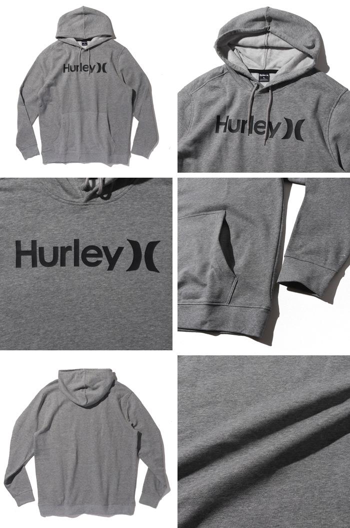 大きいサイズ メンズ HURLEY ハーレー ロゴプリント プルオーバー パーカー USA直輸入 mft0010980