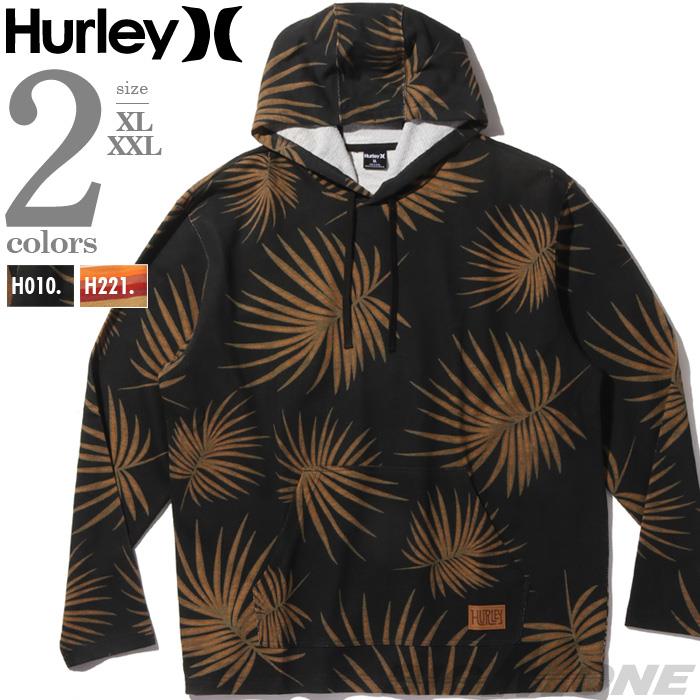 大きいサイズ メンズ HURLEY ハーレー 総柄 プルオーバー パーカー USA直輸入 mkt0008810