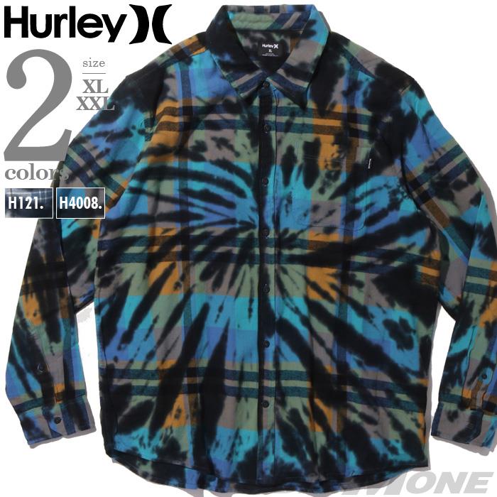 大きいサイズ メンズ HURLEY ハーレー プリント 長袖 Tシャツ USA直輸入 mvs0005440