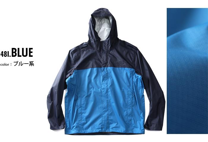 【SB0322】大きいサイズ メンズ THE NORTH FACE ノースフェイス フルジップ フーデッド ナイロン ジャケット M VENTURE 2 JACKET USA直輸入 nf0a2vd3-48i