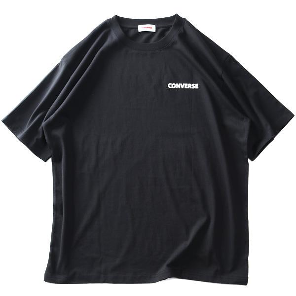 大きいサイズ メンズ CONVERSE コンバース バックプリント 半袖 Tシャツ 4260-7109