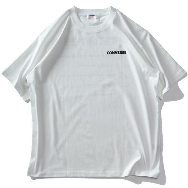 大きいサイズ メンズ CONVERSE コンバース バックプリント 半袖 Tシャツ 4260-7109