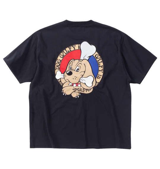 大きいサイズ メンズ GALFY 半袖 Tシャツ ブラック 1258-4260-2 3L 4L 5L 6L