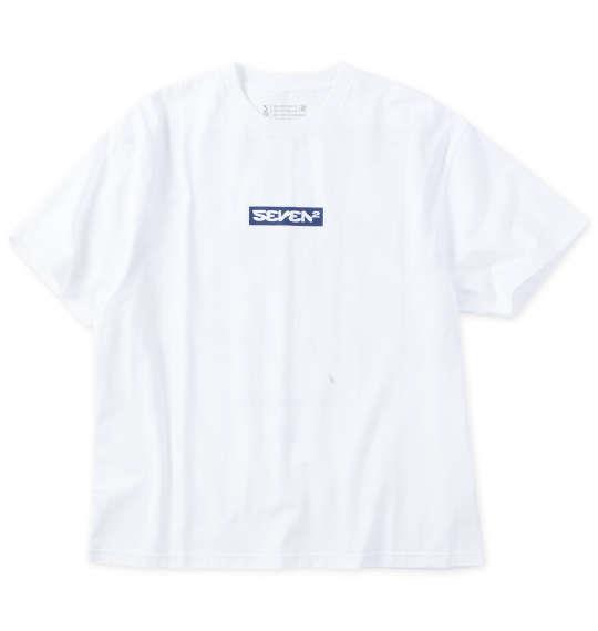 大きいサイズ メンズ SEVEN2 天竺 半袖 Tシャツ ホワイト 1268-4212-1 3L 4L 5L 6L 8L