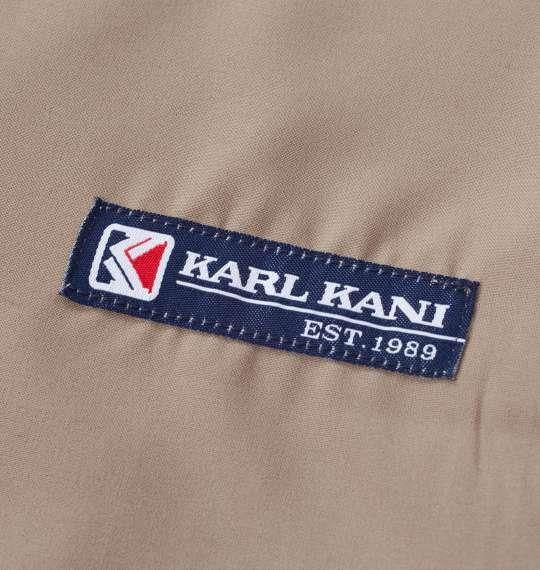 【max8】大きいサイズ メンズ KARL KANI ツイル 半袖 シャツ ベージュ 1277-4230-3 3L 4L 5L 6L 8L