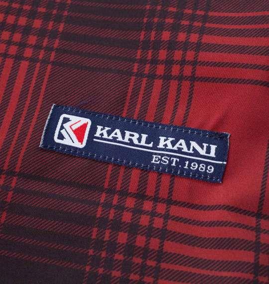 【max8】大きいサイズ メンズ KARL KANI チェック柄 半袖 シャツ レッド 1277-4231-1 3L 4L 5L 6L 8L