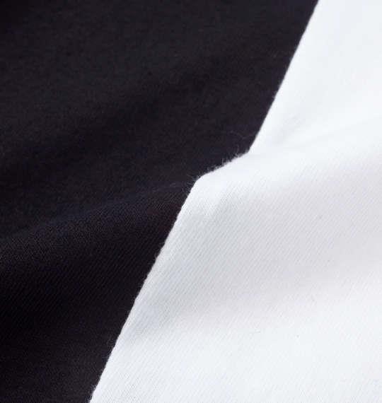 大きいサイズ メンズ Re:luxi 切替 半袖 Tシャツ ブラック 1278-4525-2 3L 4L 5L 6L