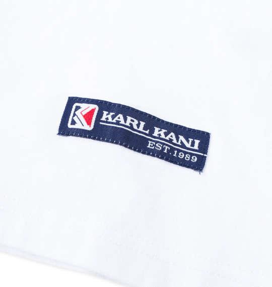 【max8】大きいサイズ メンズ KARL KANI 天竺 半袖 Tシャツ ホワイト 1278-4550-1 3L 4L 5L 6L 8L