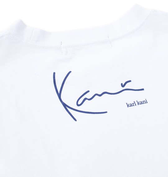 【max8】大きいサイズ メンズ KARL KANI 天竺 半袖 Tシャツ ホワイト 1278-4550-1 3L 4L 5L 6L 8L