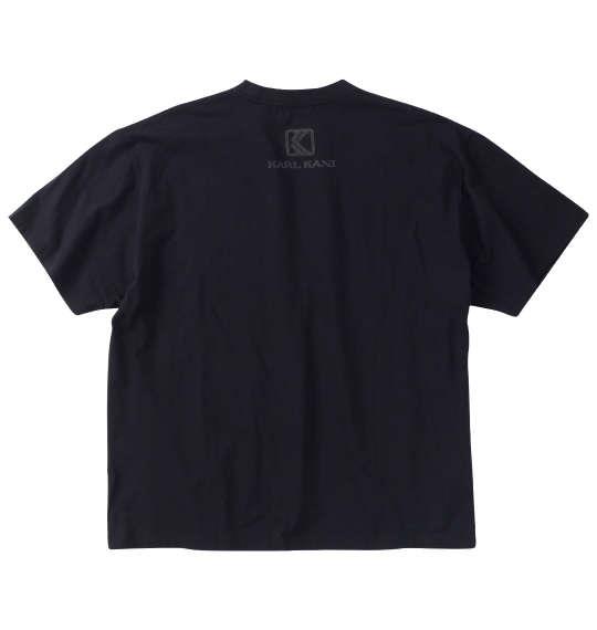 【max8】大きいサイズ メンズ KARL KANI 天竺 半袖 Tシャツ ブラック 1278-4551-2 3L 4L 5L 6L 8L