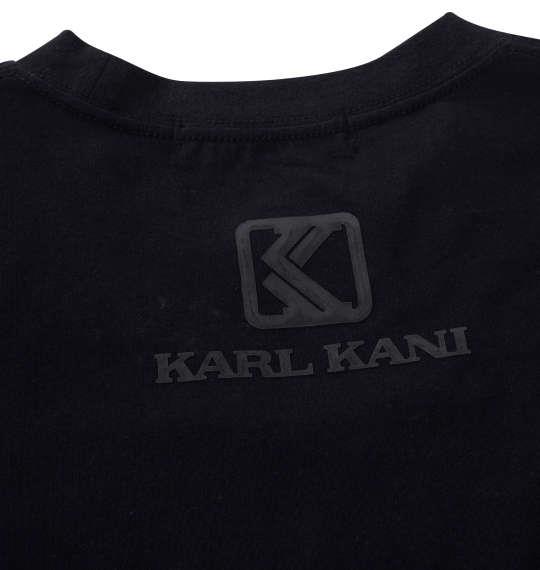 【max8】大きいサイズ メンズ KARL KANI 天竺 半袖 Tシャツ ブラック 1278-4551-2 3L 4L 5L 6L 8L