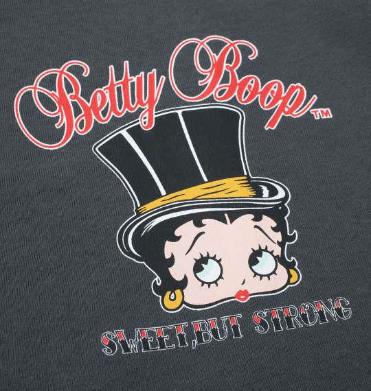 【max8】大きいサイズ メンズ BETTY BOOP 天竺プリント 半袖 Tシャツ チャコール 1278-4565-1 3L 4L 5L 6L 8L