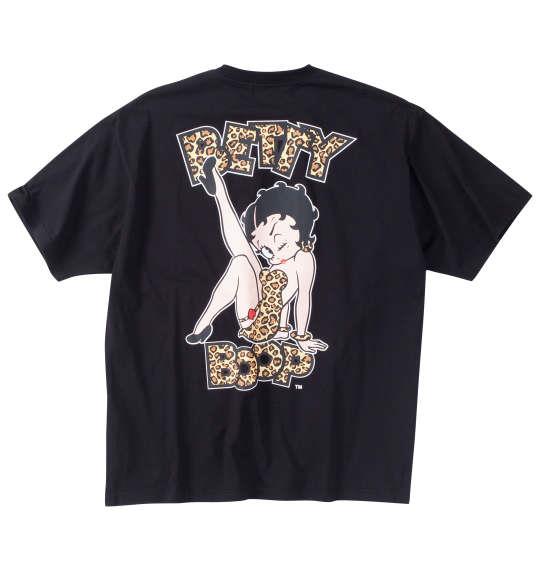 【max8】大きいサイズ メンズ BETTY BOOP 天竺プリントポケット付 半袖 Tシャツ ブラック 1278-4566-2 3L 4L 5L 6L 8L