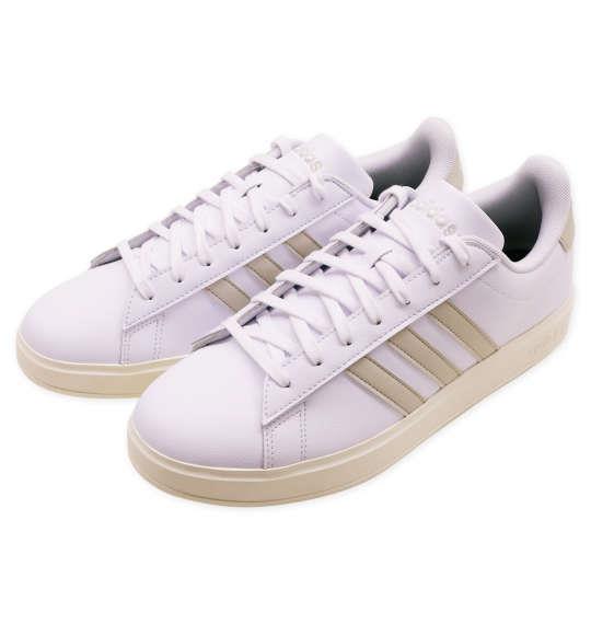 大きいサイズ メンズ adidas スニーカー GRANDCOURT 2.0 M フットウェアホワイト 1240-4226-1 29 30 31