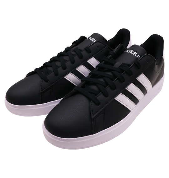 大きいサイズ メンズ adidas スニーカー GRANDCOURT 2.0 M コアブラック 1240-4226-2 29 30 31