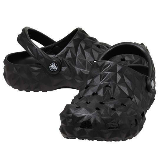 大きいサイズ メンズ crocs サンダル CLASSIC GEOMETRIC CLOG ブラック 1240-4270-1 M12 M13