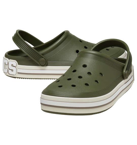 大きいサイズ メンズ crocs サンダル OFF COURT LOGO CLOG アーミーグリーン 1240-4271-2 M12 M13