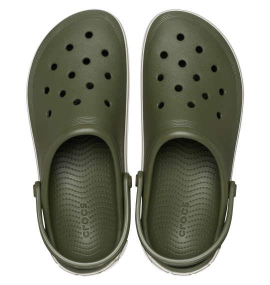 大きいサイズ メンズ crocs サンダル OFF COURT LOGO CLOG アーミーグリーン 1240-4271-2 M12 M13