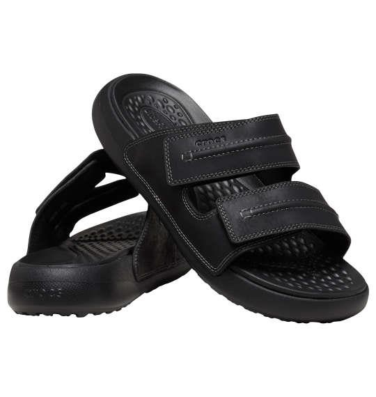 大きいサイズ メンズ crocs サンダル YUKON VISTA Ⅱ LITERIDE〓 SANDAL ブラック 1240-4275-1 M12 M13