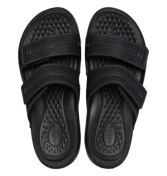 大きいサイズ メンズ crocs サンダル YUKON VISTA Ⅱ LITERIDE〓 SANDAL ブラック 1240-4275-1 M12 M13