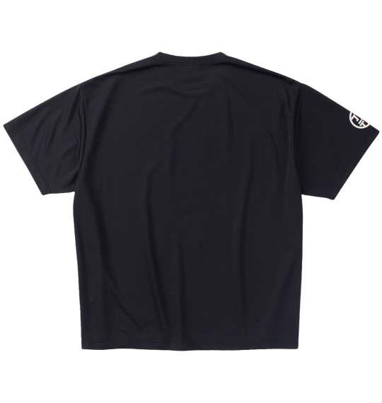 【max8】大きいサイズ メンズ 豊天 向日葵美豚 DRY ハニカムメッシュ 半袖 Tシャツ ブラック 1258-4280-1 3L 4L 5L 6L 7L 8L