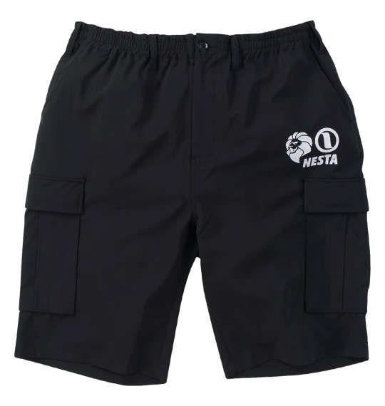 【max8】大きいサイズ メンズ NESTA BRAND カーゴ ハーフパンツ ブラック 1274-4215-2 3L 4L 5L 6L 8L