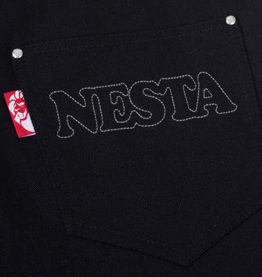 大きいサイズ メンズ NESTA BRAND デニム ロング パンツ ブラック 1274-4216-2 100 110 120 130 140 150 160