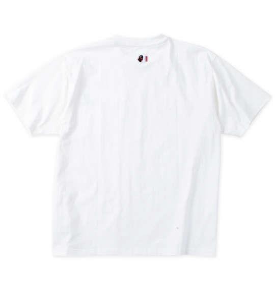 【max8】大きいサイズ メンズ FUN for modemdesign オジサンワンポイント刺繍 胸ポケット付 半袖 Tシャツ ホワイト 1278-4217-1 3L 4L 5L 6L 8L