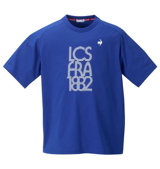 大きいサイズ メンズ LE COQ SPORTIF ヘランカサンスクリーン 半袖 Tシャツ ブルー 1278-4220-3 3L 4L 5L 6L