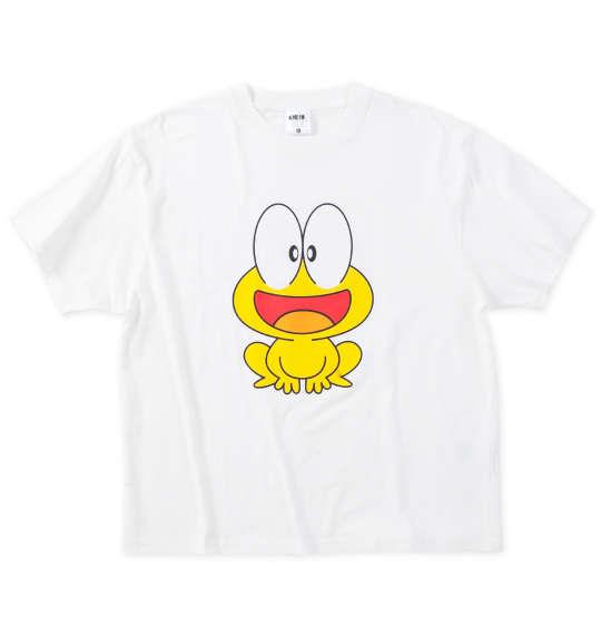 【max8】大きいサイズ メンズ ど根性ガエル 天竺 半袖 Tシャツ ホワイト 1278-4235-1 3L 4L 5L 6L 8L