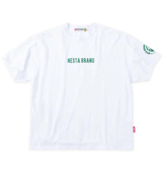 【max8】大きいサイズ メンズ NESTA BRAND 天竺 半袖 Tシャツ ホワイト 1278-4500-1 3L 4L 5L 6L 8L