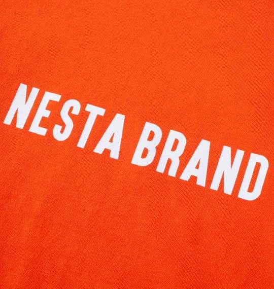 【max8】大きいサイズ メンズ NESTA BRAND 天竺 半袖 Tシャツ オレンジ 1278-4500-3 3L 4L 5L 6L 8L