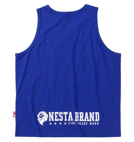 【max8】大きいサイズ メンズ NESTA BRAND 天竺 タンクトップ ロイヤルブルー 1278-4503-3 3L 4L 5L 6L 8L