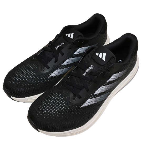 大きいサイズ メンズ adidas スニーカー SUPERNOVA RISE M WIDE コアブラック 1240-4220-1 30 31 32